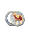 Hand-painted Horse Compact Mirror | Eco-Friendly
