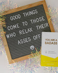 You are A Badass - Shower Steamers - Sea Salt, Citrus Neroli
