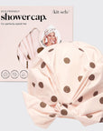 Luxury Shower Cap - Blush Dot