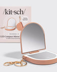Terracotta Compact Mirror Keychain