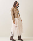 Solei Tiered Ruffle Tulle Skirt