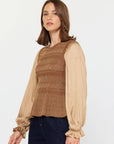 Gilda Glitter Flared Sweater