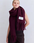 The Stockholm Scarf Cherry Lacquer