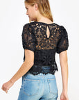 Sylvie Crochet Lace Blouse