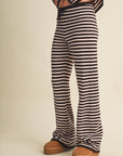 Striped Relaxed Pants with Drawstring Waist