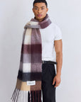 The Reykjavik Scarf Purple/Brown