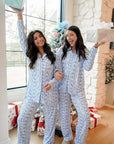Blue Christmas Pajama Set