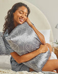 Kitsch & Mickey and Minnie Satin Pillowcase Mickey Maze - sanitystyle