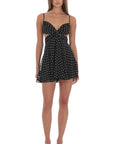 Lucy in the Sky Polka Dot Cutout Dress
