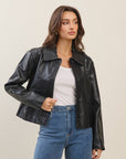 Aesha Vegan Leather Jacket
