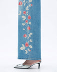 Charlie Floral Embroidery Jean