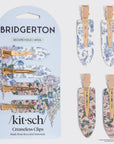 Bridgerton x Kitsch Creaseless Clips in Toile in Bloom