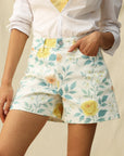 Flora High Rise Shorts