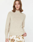 Cashmere Blend Turtleneck Sweater
