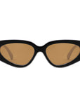 Retro Chic Narrow Bold 90s Women Cat Eye Sunglasses