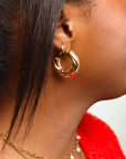 Chunky Twist Hoops