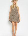 Playa Plaid Dress