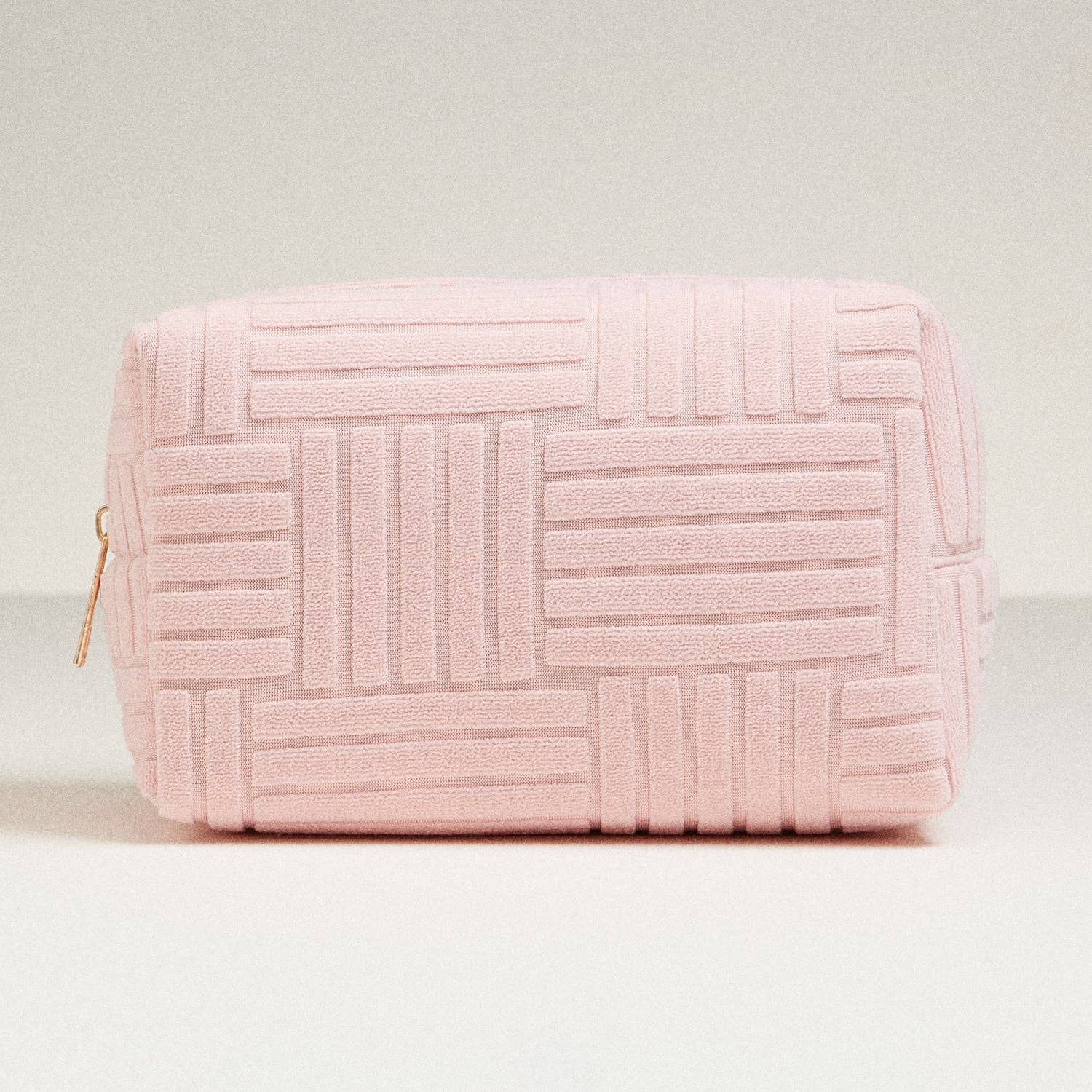 Luxe Terry fabric Makeup Bag -Medium