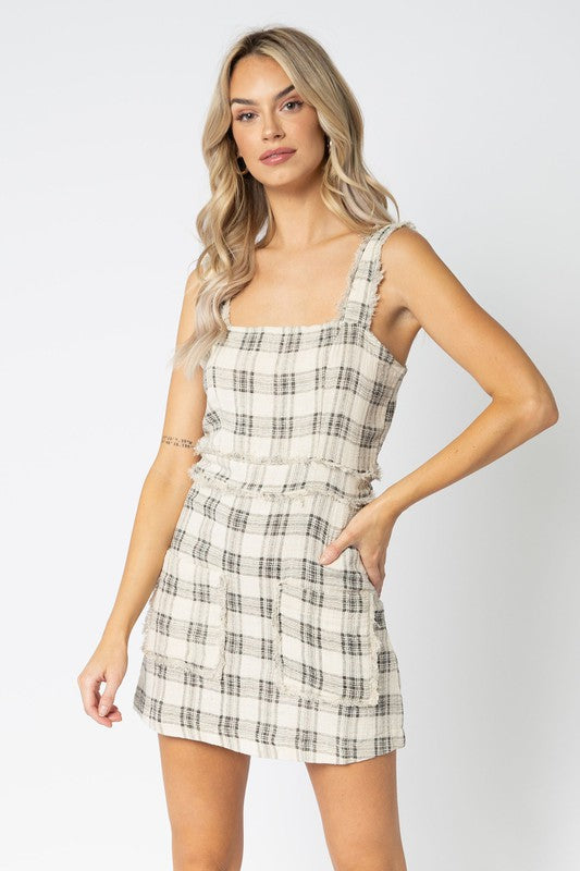 Plaid 2024 tank dress