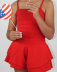 Blake Ruffled shorts