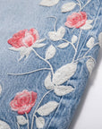 Charlie Floral Embroidery Jean
