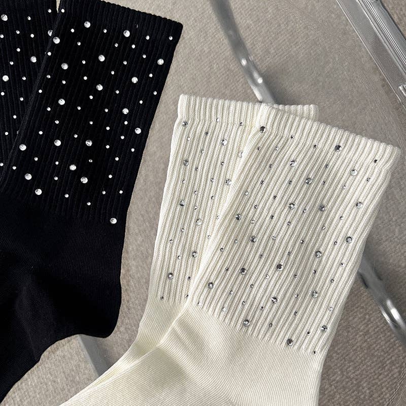 Rhinestone Socks