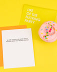 Life of the Fucking Party - Colorful Cocktail Napkins