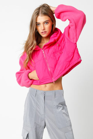 Nellie Quilted Crop Jacket (multiple colors)