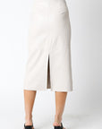 Molly Leather Midi Skirt