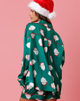 Christmas Santa Satin PJ Set