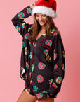 Christmas Ornament Satin PJ Set