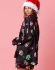 Christmas Ornament Satin PJ Set