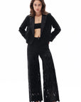 Milton High Rise Lace Jean