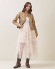 Solei Tiered Ruffle Tulle Skirt