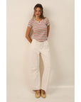 Vivi Striped Knit Top