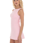 Lucy in the Sky High Neck Back Bow Dress