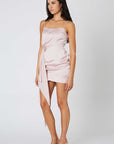 Natalia Satin Mini Dress