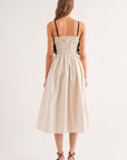 Lena Natural Midi Dress