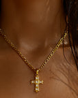 Maren Figaro Chain Cross Necklace