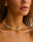 Rosie Double Tennis Choker Necklace