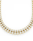 Rosie Double Tennis Choker Necklace