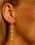 Cadence Huggie Drop Earring