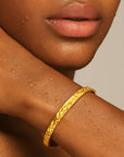 Maribel Hammered Bangle Bracelet