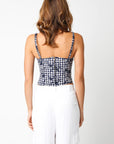 Maggie Embroidered Corset Top