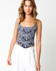 Maggie Embroidered Corset Top