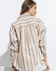 Kimberly Stripe Oversized Shirt