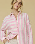Kimberly Stripe Oversized Shirt