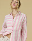 Kimberly Stripe Oversized Shirt
