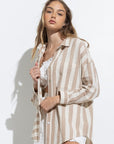 Kimberly Stripe Oversized Shirt