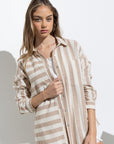 Kimberly Stripe Oversized Shirt